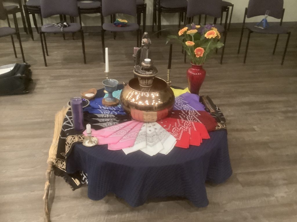 the imbolc altar